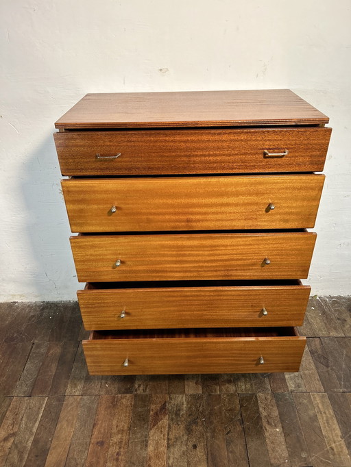 Mid Century Teak Chest of Drawers