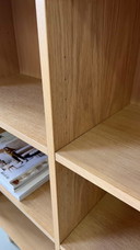 Vintage boekenkast eiken