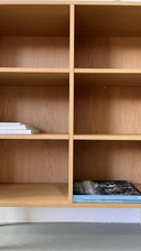Vintage boekenkast eiken