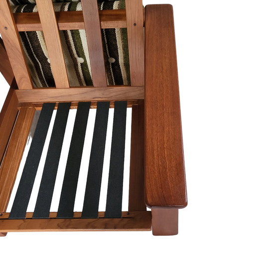 Image 1 of Twee vintage teakhouten fauteuils