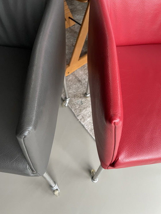 Image 1 of 8x Bert Plantagie eetkamerstoelen ARC-E