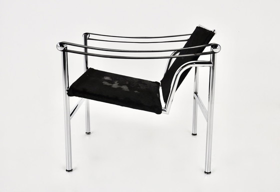 Image 1 of Koeienhuid LC1 fauteuils van Le Corbusier voor Cassina, jaren 70