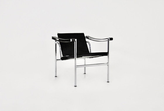 Image 1 of Koeienhuid LC1 fauteuils van Le Corbusier voor Cassina, jaren 70