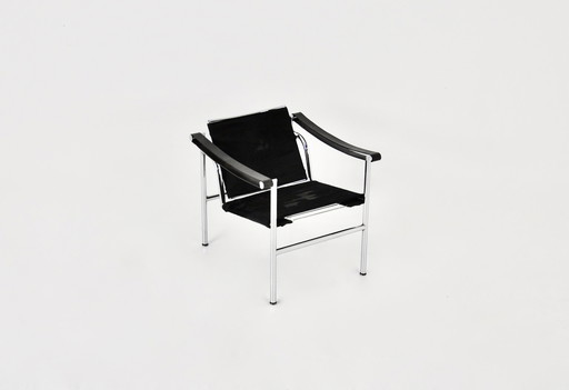 Koeienhuid LC1 fauteuils van Le Corbusier voor Cassina, jaren 70