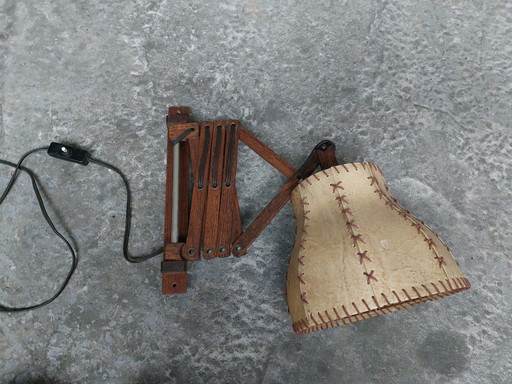 Vintage accordeon wall light