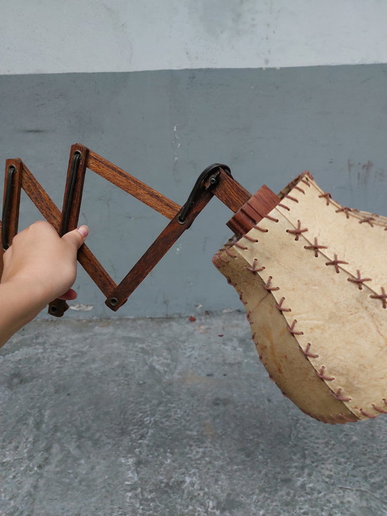 Image 1 of Vintage accordeon wall light