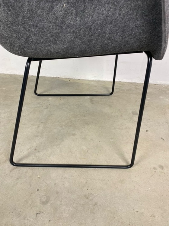 Image 1 of 2x Vepa Felt chair sledestoel