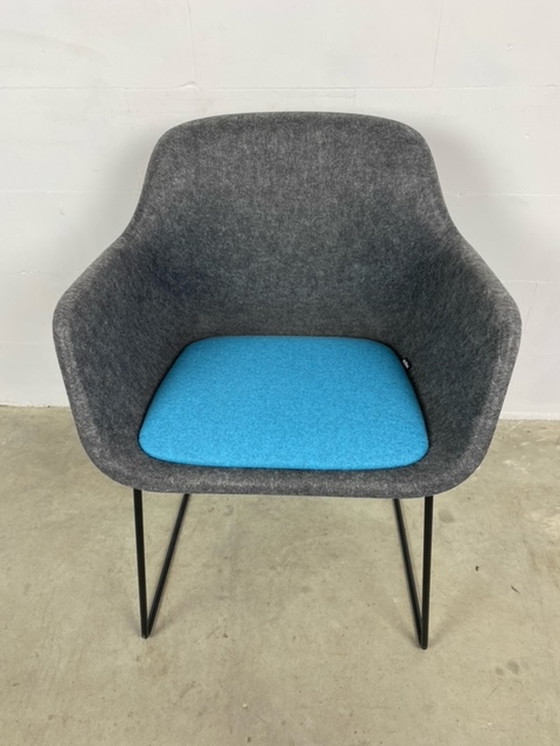 Image 1 of 2x Vepa Felt chair sledestoel