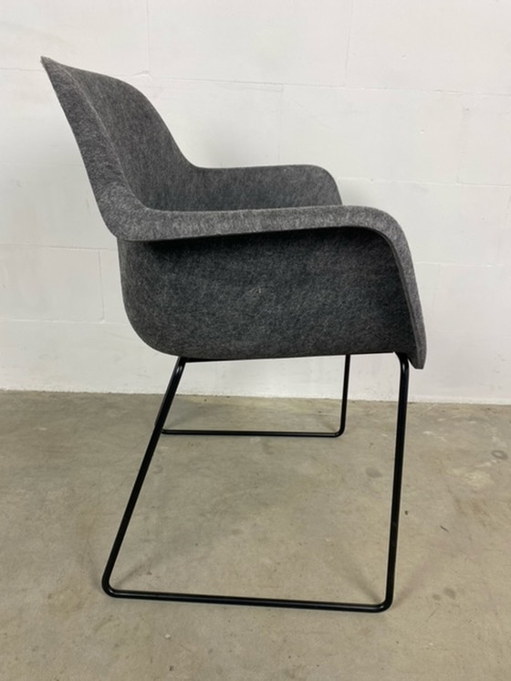 Image 1 of 2x Vepa Felt chair sledestoel