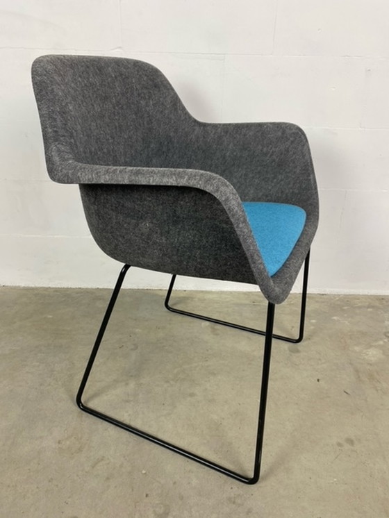 Image 1 of 2x Vepa Felt chair sledestoel