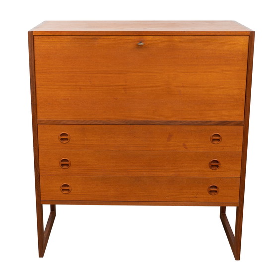 Image 1 of Deens houten Highboard