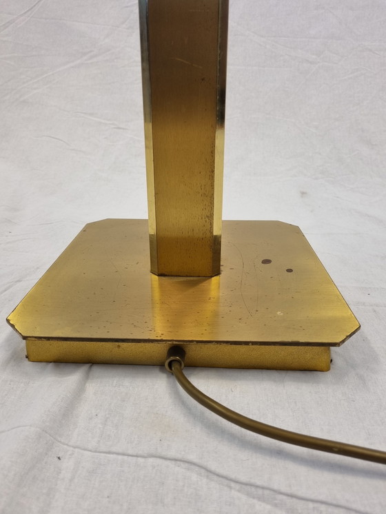 Image 1 of Zware messing Column vloerlamp