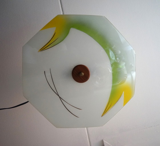 Image 1 of Vintage schaallamp / plafondlamp