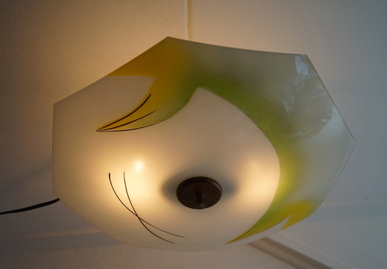 Image 1 of Vintage schaallamp / plafondlamp