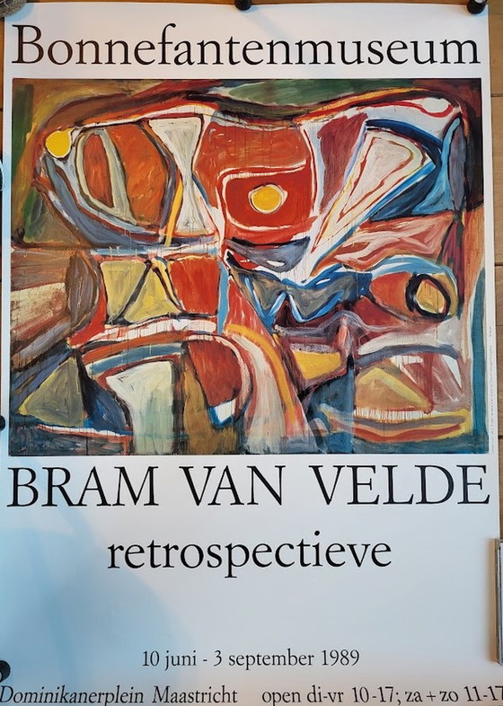 Image 1 of Bram van Velde Bonnefantenmuseum 1989 poster