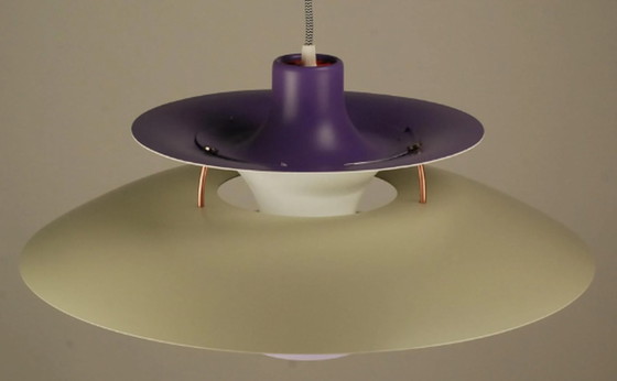 Image 1 of Louis Poulsen purple white lamp