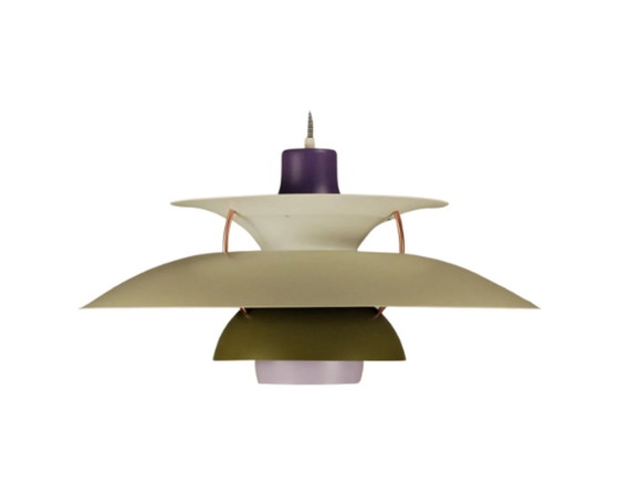 Image 1 of Louis Poulsen purple white lamp