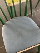 Set van 4 Vintage eetkamerstoelen met spindelrug