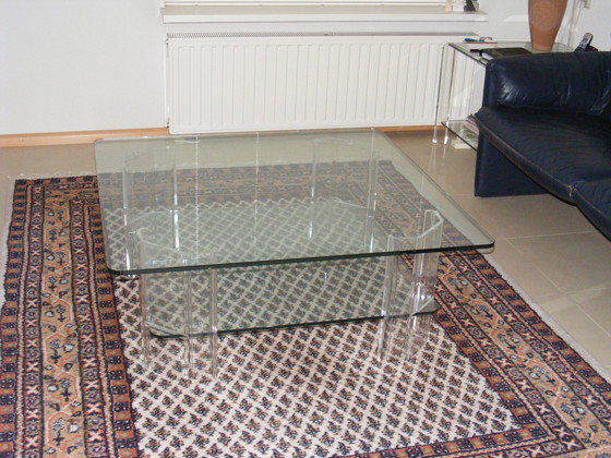 Image 1 of Glazen Salontafel merk Fogia