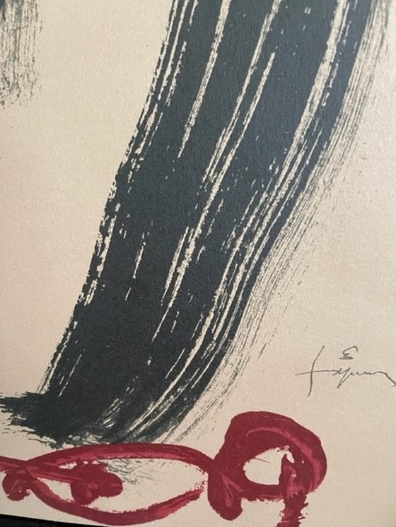 Image 1 of Antonio Tapies Litho  - M. Ojos y Cruz