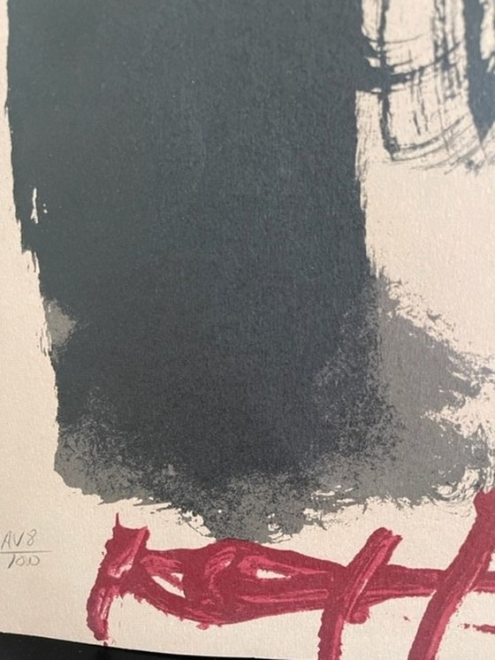 Image 1 of Antonio Tapies Litho  - M. Ojos y Cruz