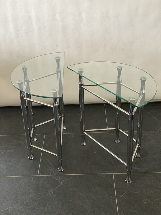 Image 1 of KARE converteerbare Glas Tafels