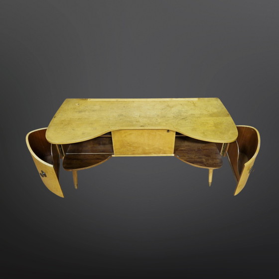 Image 1 of Kaptafel Mid century met spiegel, jaren 50