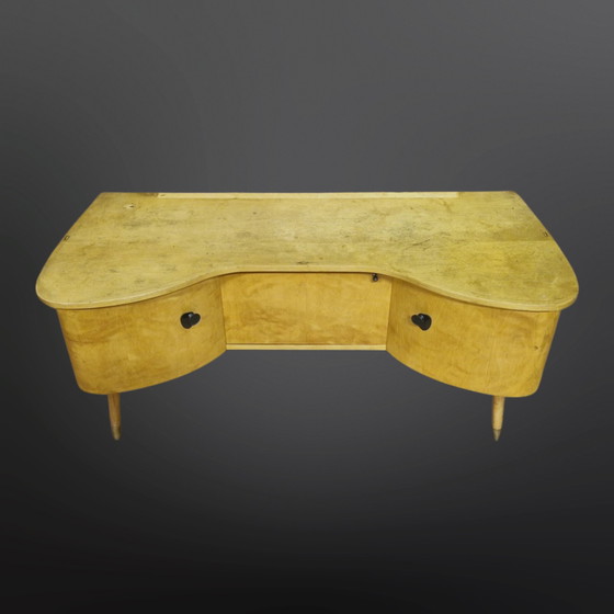 Image 1 of Kaptafel Mid century met spiegel, jaren 50