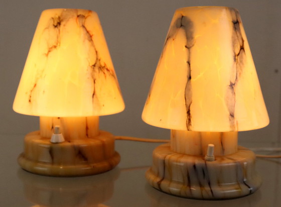 Image 1 of 2x vintage tafellamp