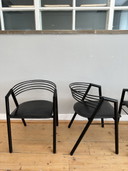 4x Vintage design stoel