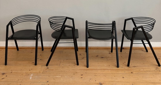 Image 1 of 4x Vintage design stoel