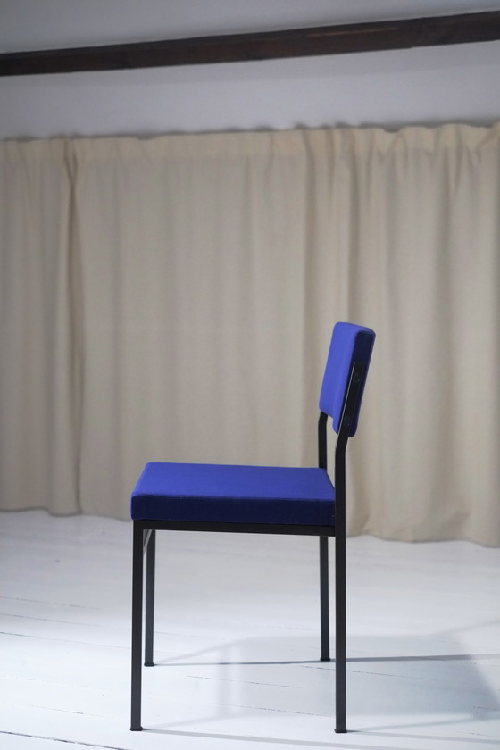 Image 1 of 4x Vintage stoel metalen