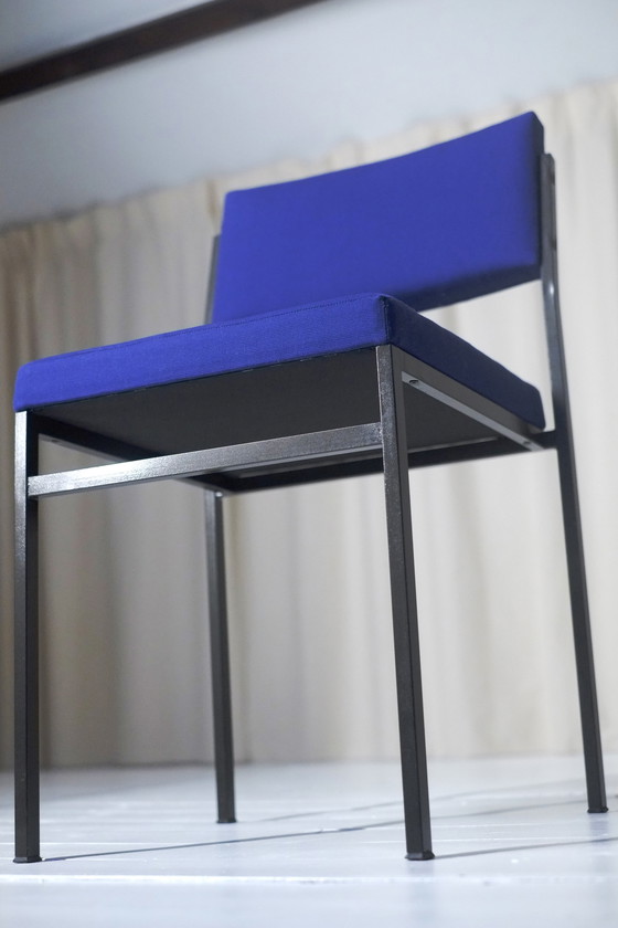 Image 1 of 4x Vintage stoel metalen