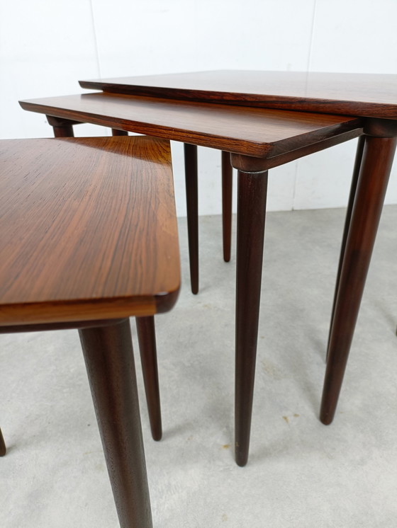 Image 1 of 3x Vintage nesting table