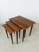 3x Vintage nesting table