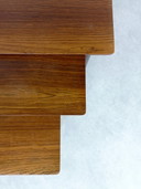 3x Vintage nesting table