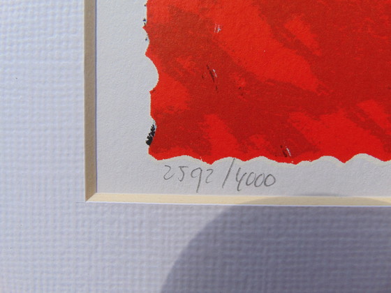 Image 1 of Peter Diem - Cow Red litho