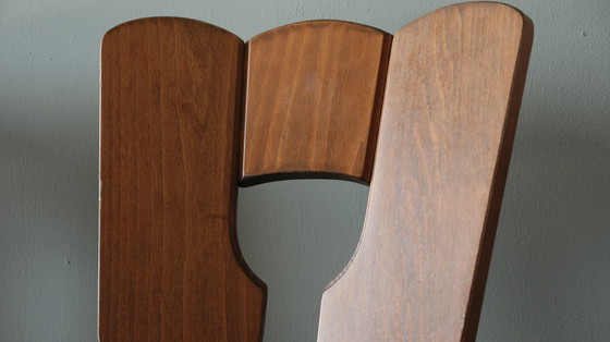 Image 1 of 6x Vintage Brutalistische caféstoelen