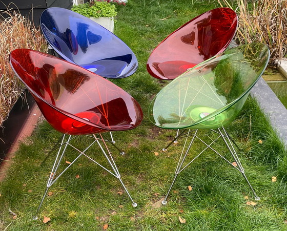 Image 1 of 4x Eros by Kartell stoelen