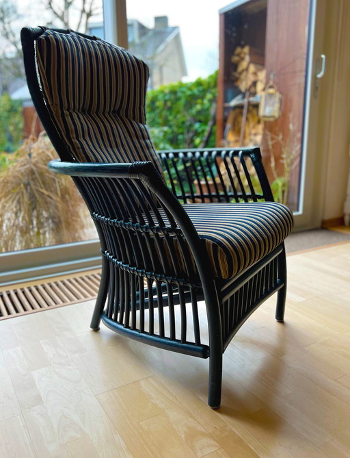 Rotan fauteuil van Flechtatelier Schütz