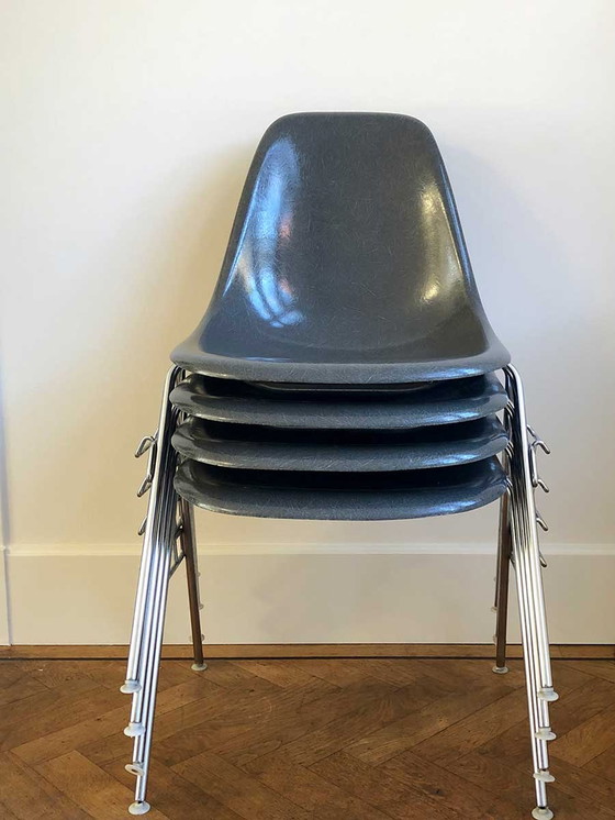 Image 1 of 6x Eames DSS kuip stoel