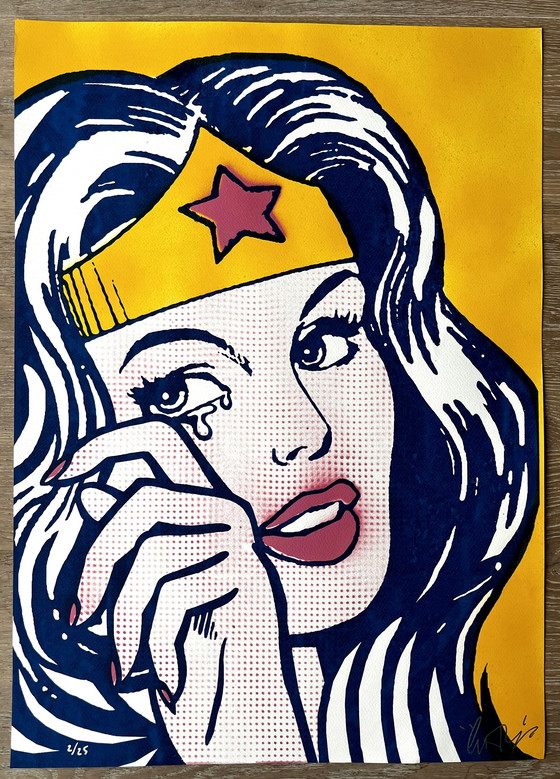 Image 1 of Copyright - Huilende vrouw