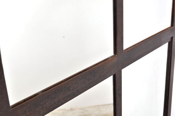 Image 1 of Vintage gietijzeren boogspiegel