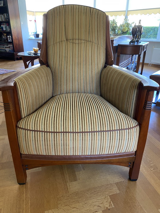 Image 1 of Schuitema Jugendstil rook fauteuil