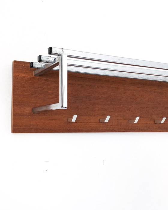 Image 1 of Vintage Teak Wandkapstok