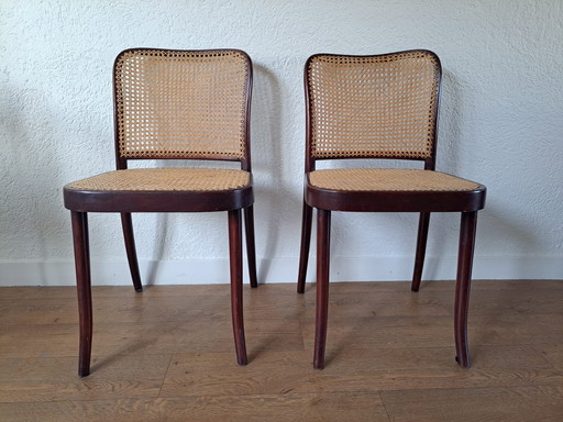 2x Josef Hoffman stoel