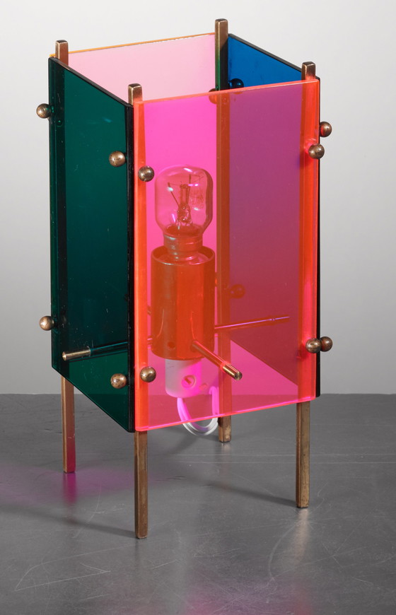 Image 1 of Vintage Angelo Lelii tafellamp voor Arredoluce