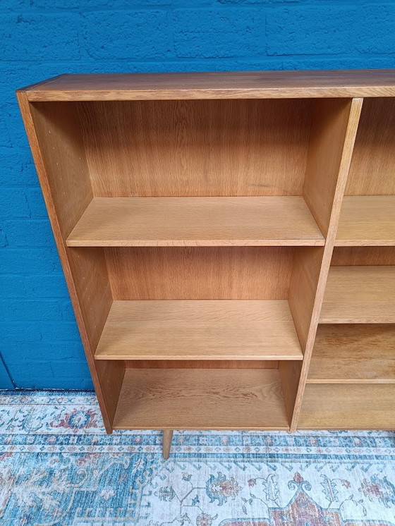 Image 1 of Vintage Eiken Vakkenkast Boekenkast