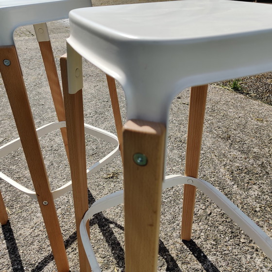 Image 1 of 2x Magis kruk Steelwood Stool hoog