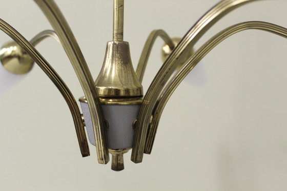 Image 1 of Vintage hanglamp, 6-armig, jaren '60/'70